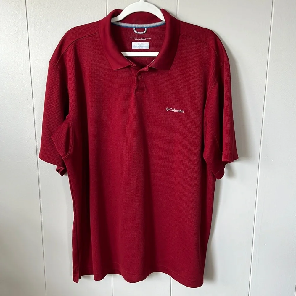 Columbia Men's Polo Shirt- XL